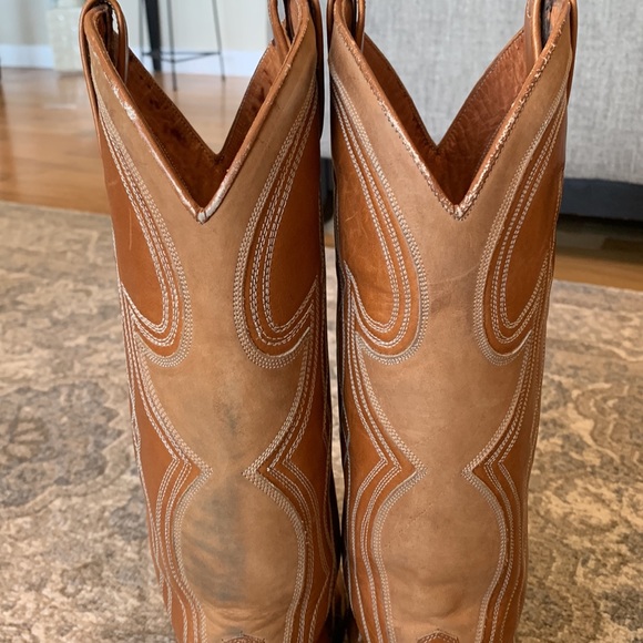 Dan Post Brown Heeled Boots - Picture 6 of 15